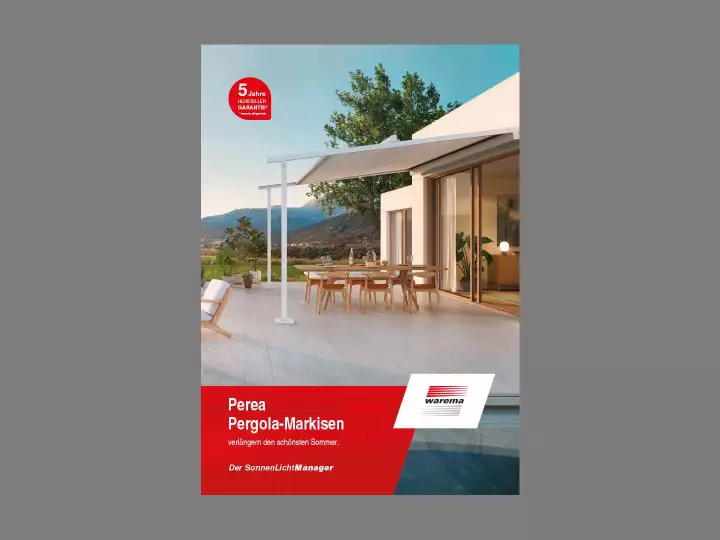 Pergola Markisen Broschüre